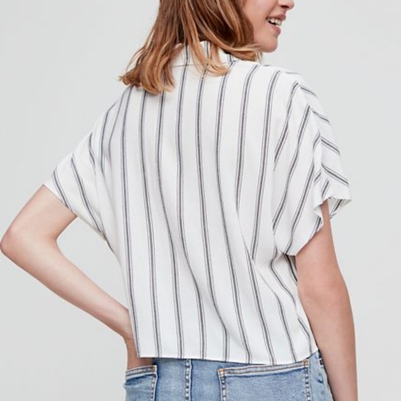 Wilfred Free Tie Front Blouse - Picture 3 of 11